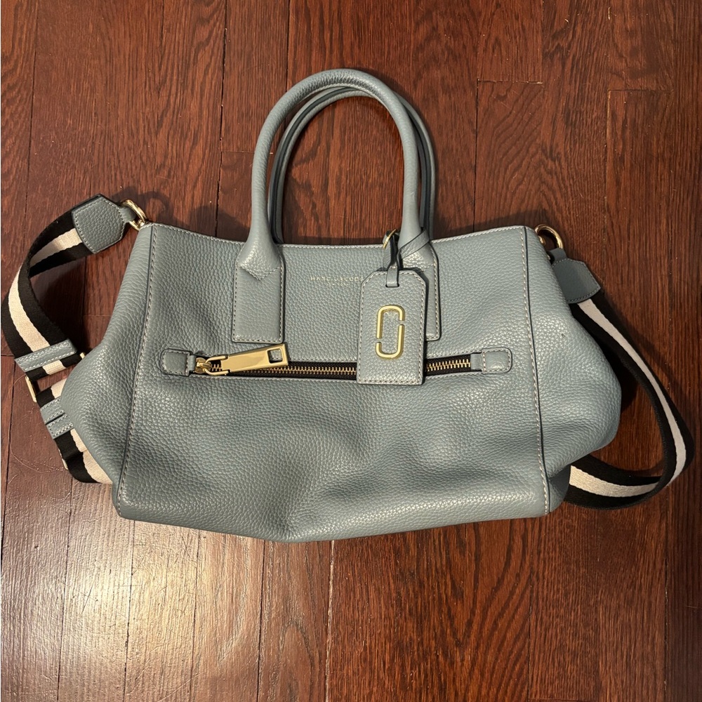 marc jacobs blueish-grey gotham tote